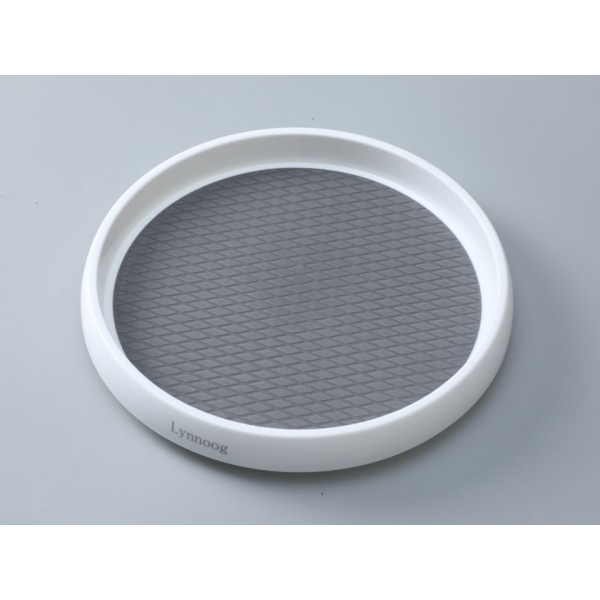 Lynnoog Non-Skid Lazy Susan Organizers Turntable Rack for Cabinet Pantry Organization and Storage, Kitchen, Fridge, Bathroom Makeup Vanity Countertop Under Sink Organizing Spice Rack