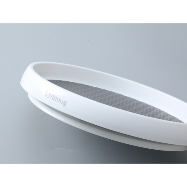 Lynnoog Non-Skid Lazy Susan Organizers Turntable Rack for Cabinet Pantry Organization and Storage, Kitchen, Fridge, Bathroom Makeup Vanity Countertop Under Sink Organizing Spice Rack